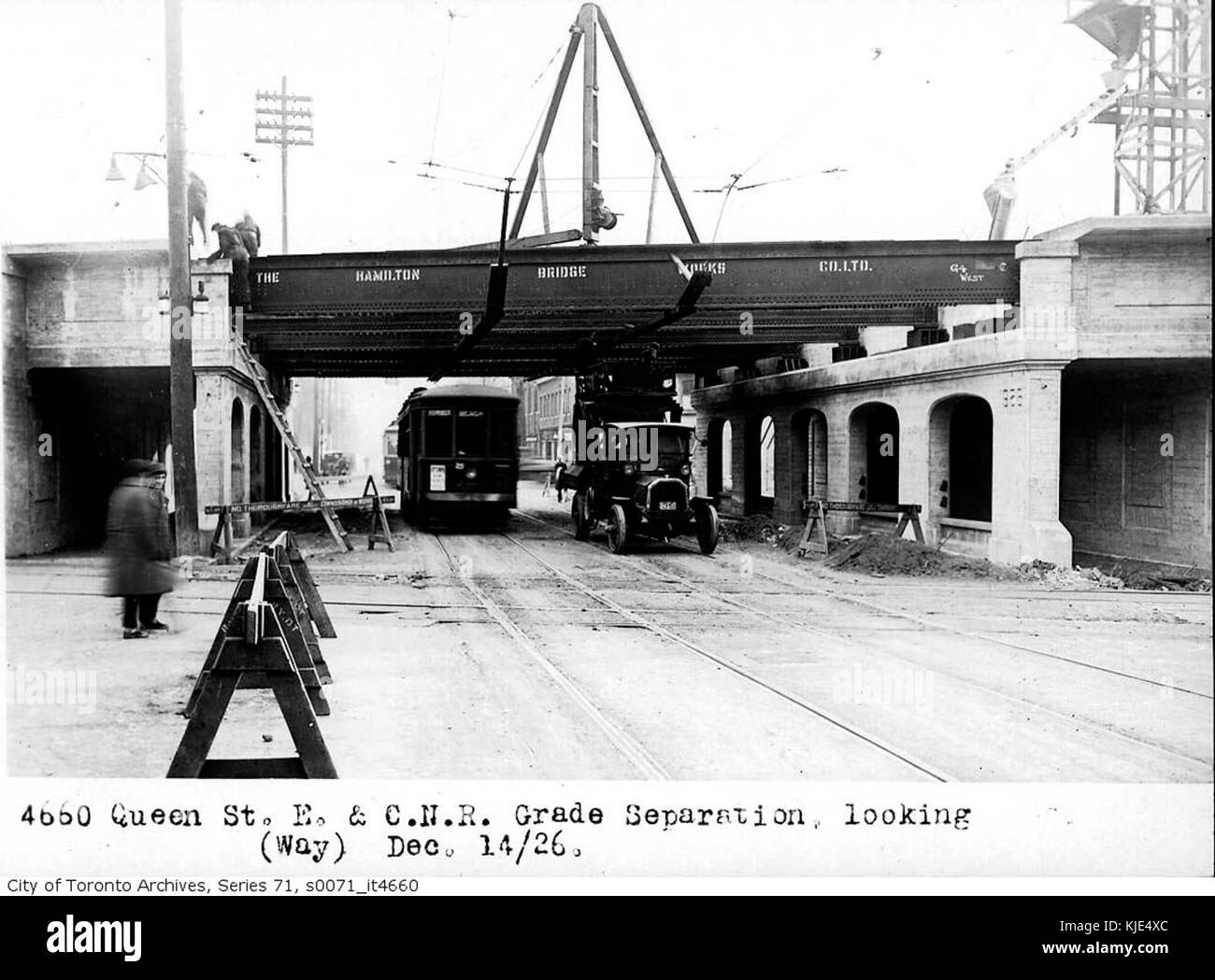 Queen St E und cnr Grad Trennung s0071 Es4660 Stockfoto Queen St E und cnr Grad Trennung s0071 Es4660 Stockfoto