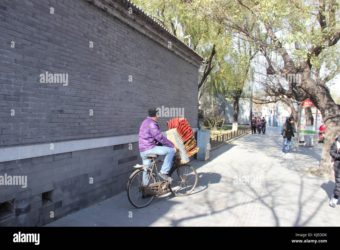 Street Hersteller in der Nähe der Verbotenen Stadt - Peking, China Stockfoto