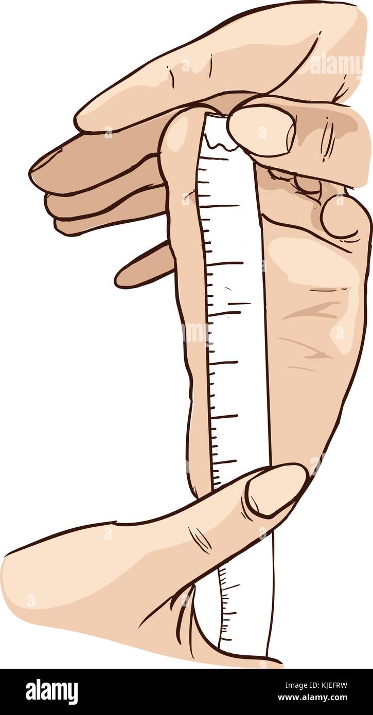 Niedliche Baby liegend in Meter Höhe in einer Klinik Stock Vektor