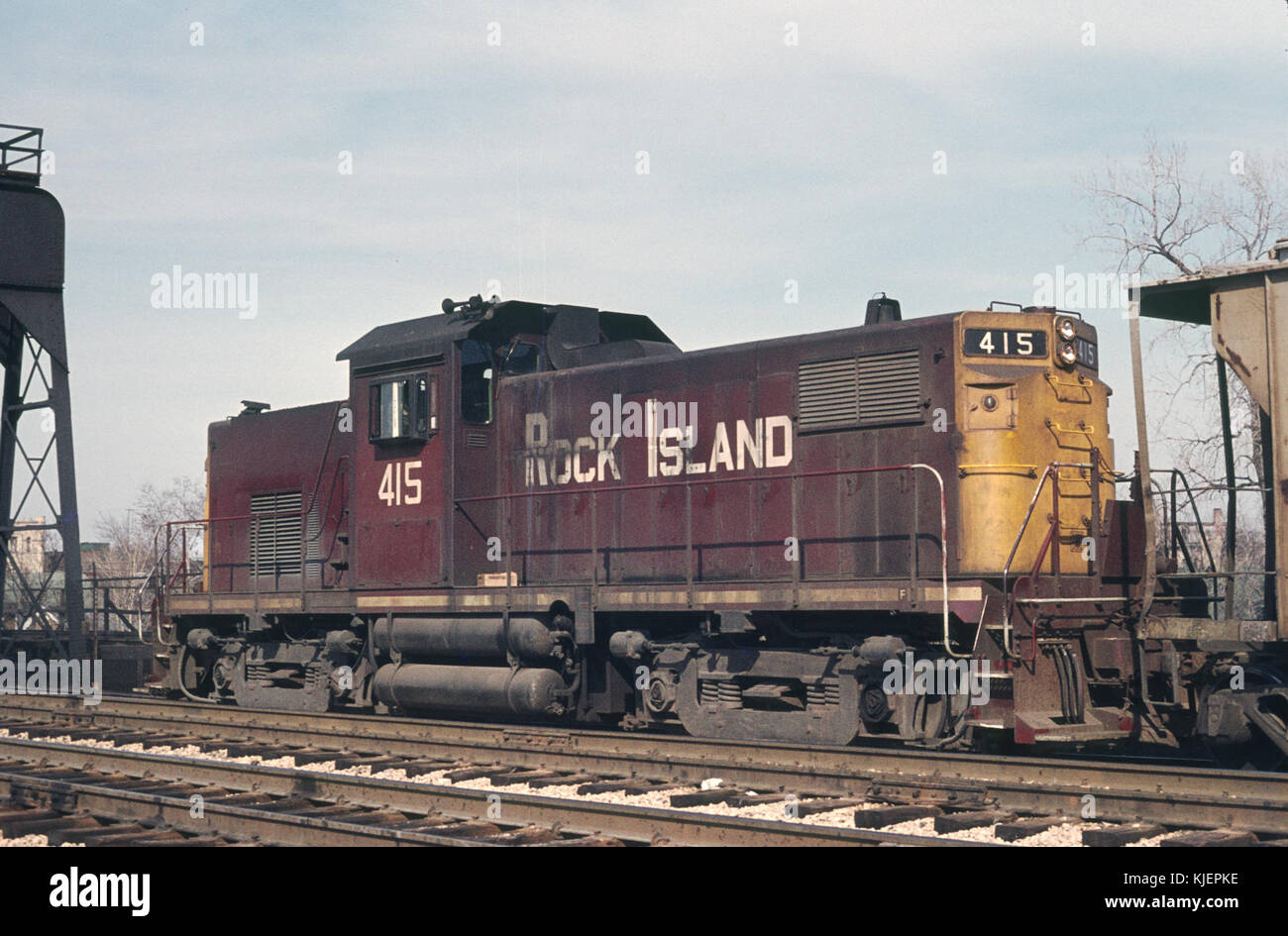 CRIP415 (Alco C415) Lage unbekannt, wahrscheinlich Chicago, Juni 1972 (22405483831) Stockfoto