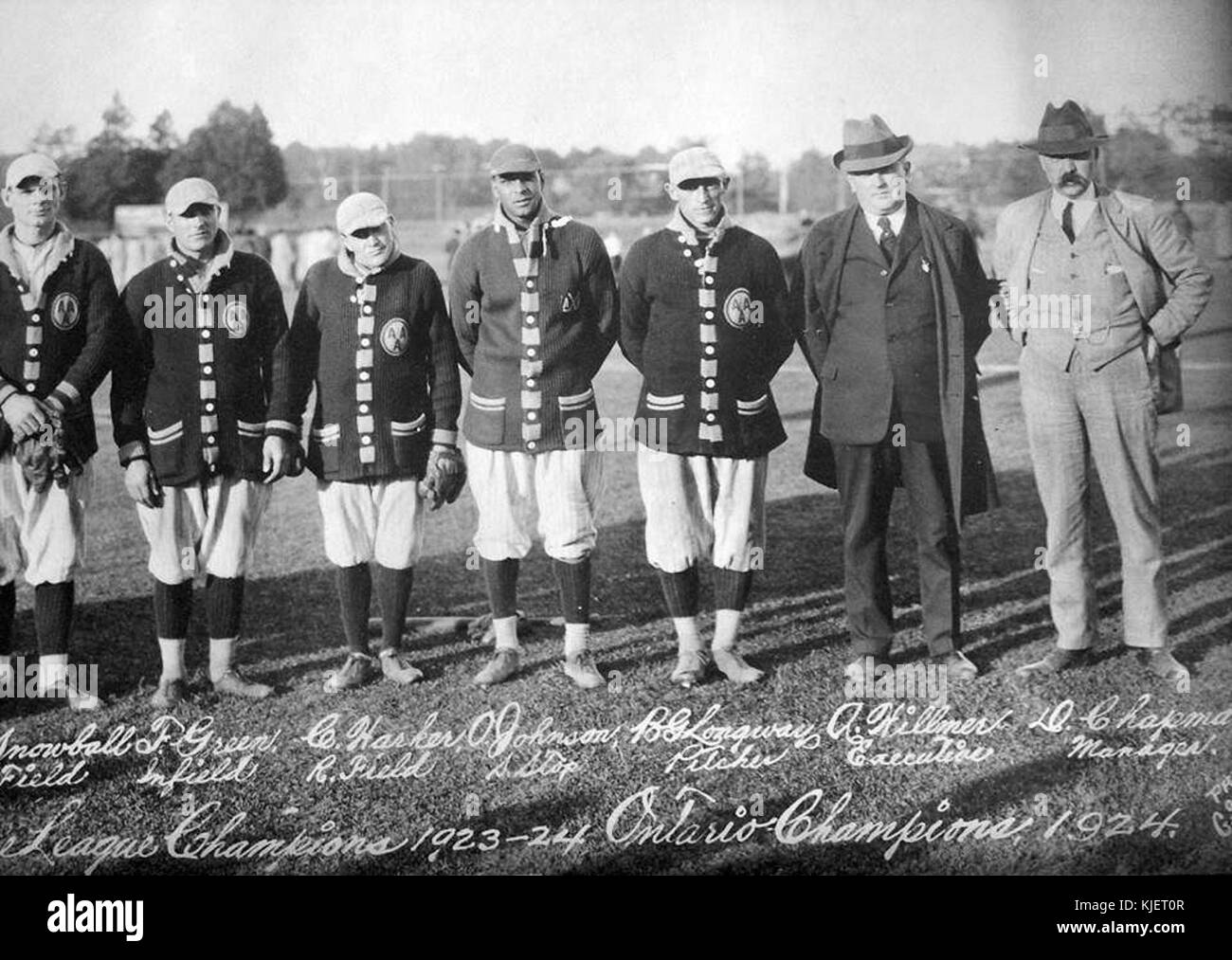 Oakville Intermediate Baseball Team in 1923 (25810686160) Stockfoto