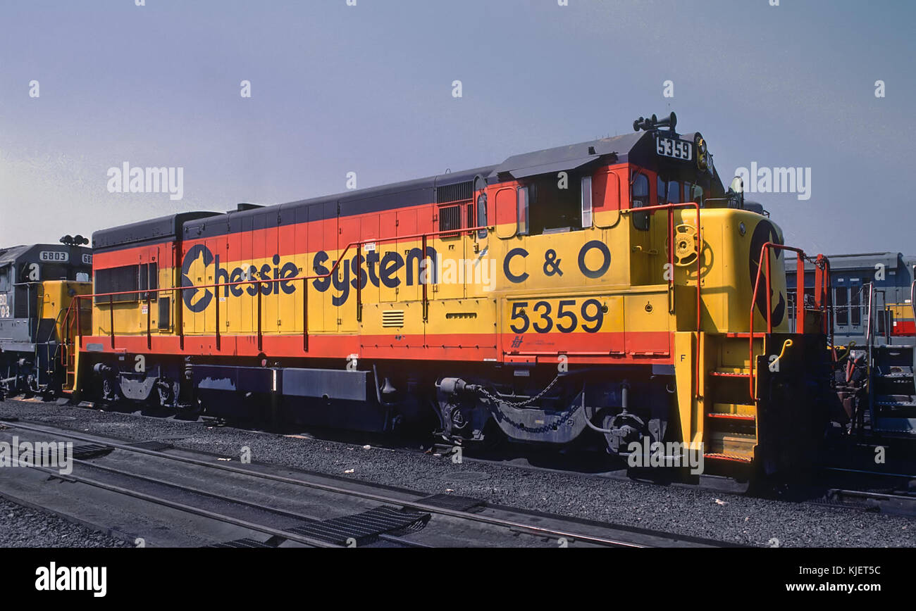 CSX 5359 in Atlanta, GA am 10. Juni 1987 (22146057823) Stockfoto