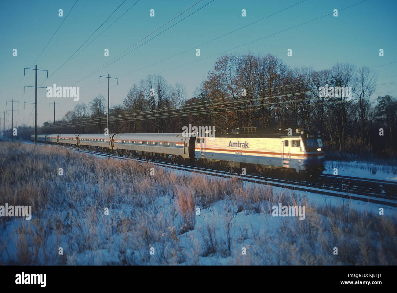 AMTK 947 am Flughafen BWI, MD am 13. November 1987 (22420226968) Stockfoto