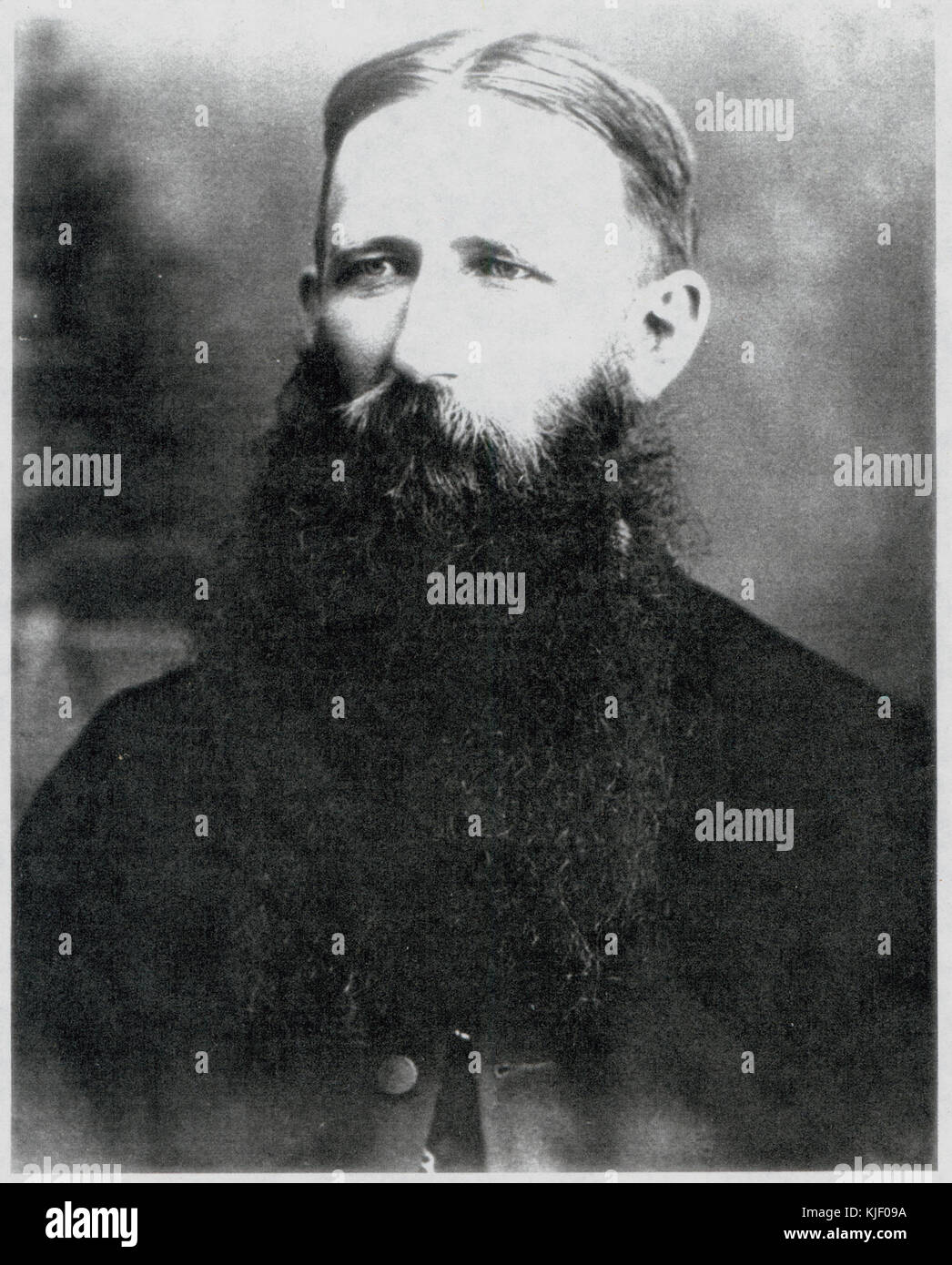 Reverand Edward Francis Wilson headshot Stockfoto