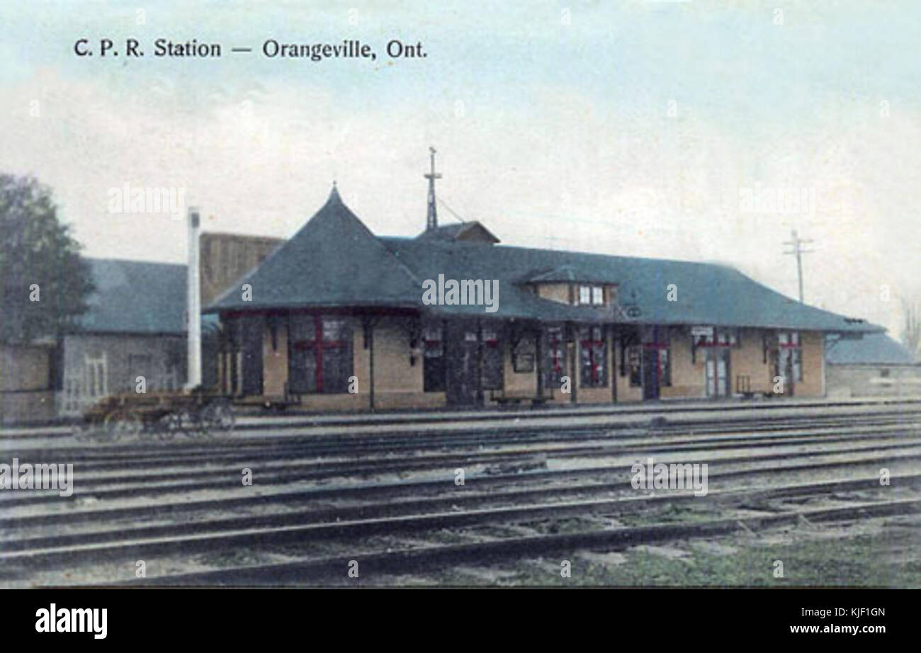 Hlw-Orangeville Foto 1900s Stockfoto