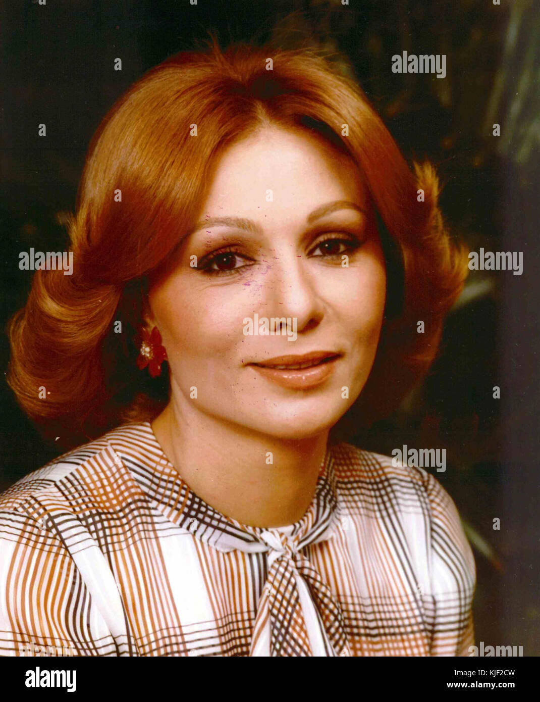 Farah Pahlavi Portrait Stockfoto