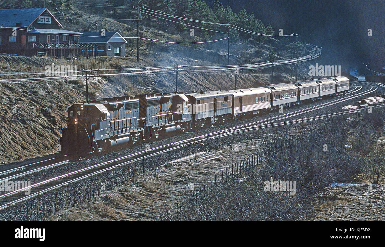 Roger Puta's Photos von der Denver und Rio Grande Western Ski Zug im Januar 1985 (29405748761) Stockfoto