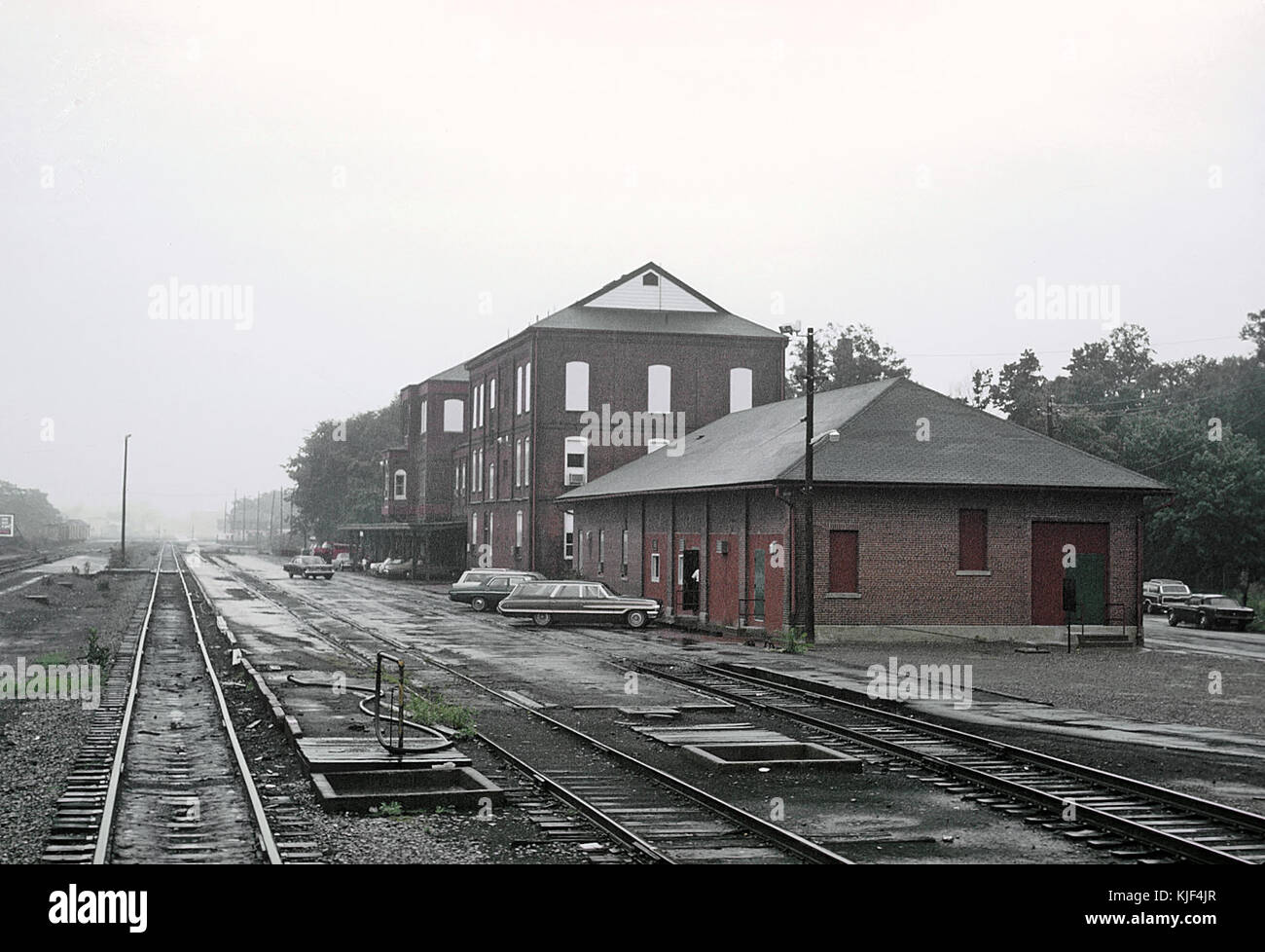 PC Williamsport, PA Station und Abteilung Büros am 20. Juli 1969 (24713401161) Stockfoto