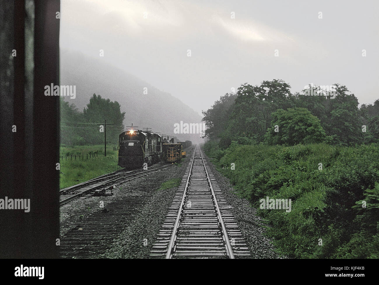 PC-Fracht auf Harrisburg Buffalo Line irgendwo zwischen Laibach und Renova, PA am 20 Juli, 1969 (24587099970) Stockfoto