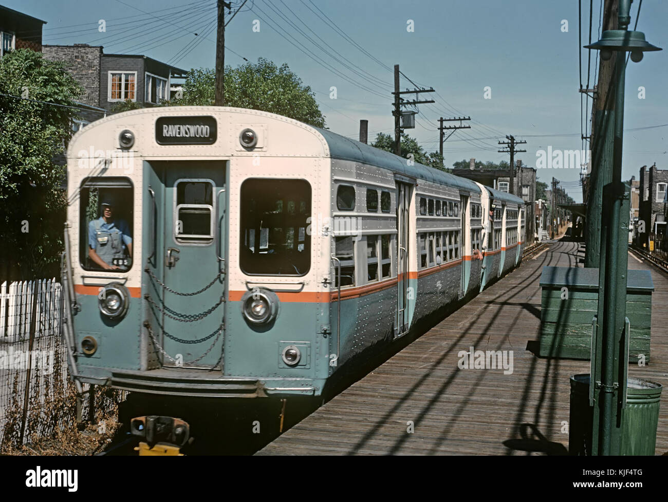 CTA 6000 s, Ravenswood Zug, Juli 1965 (25874846705) Stockfoto