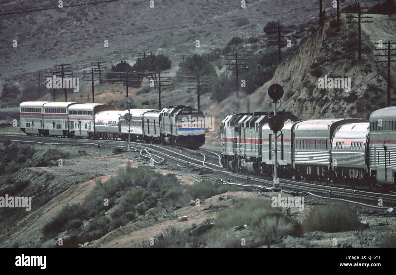 Desert Winds in Lugo, Kalifornien, Februar 1981 entsprechen Stockfoto