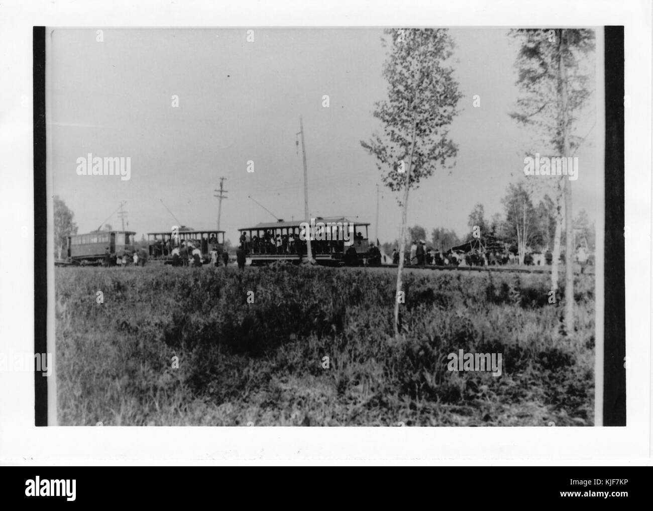 Air Port Arthur Straßenbahnen öffnen Stockfoto