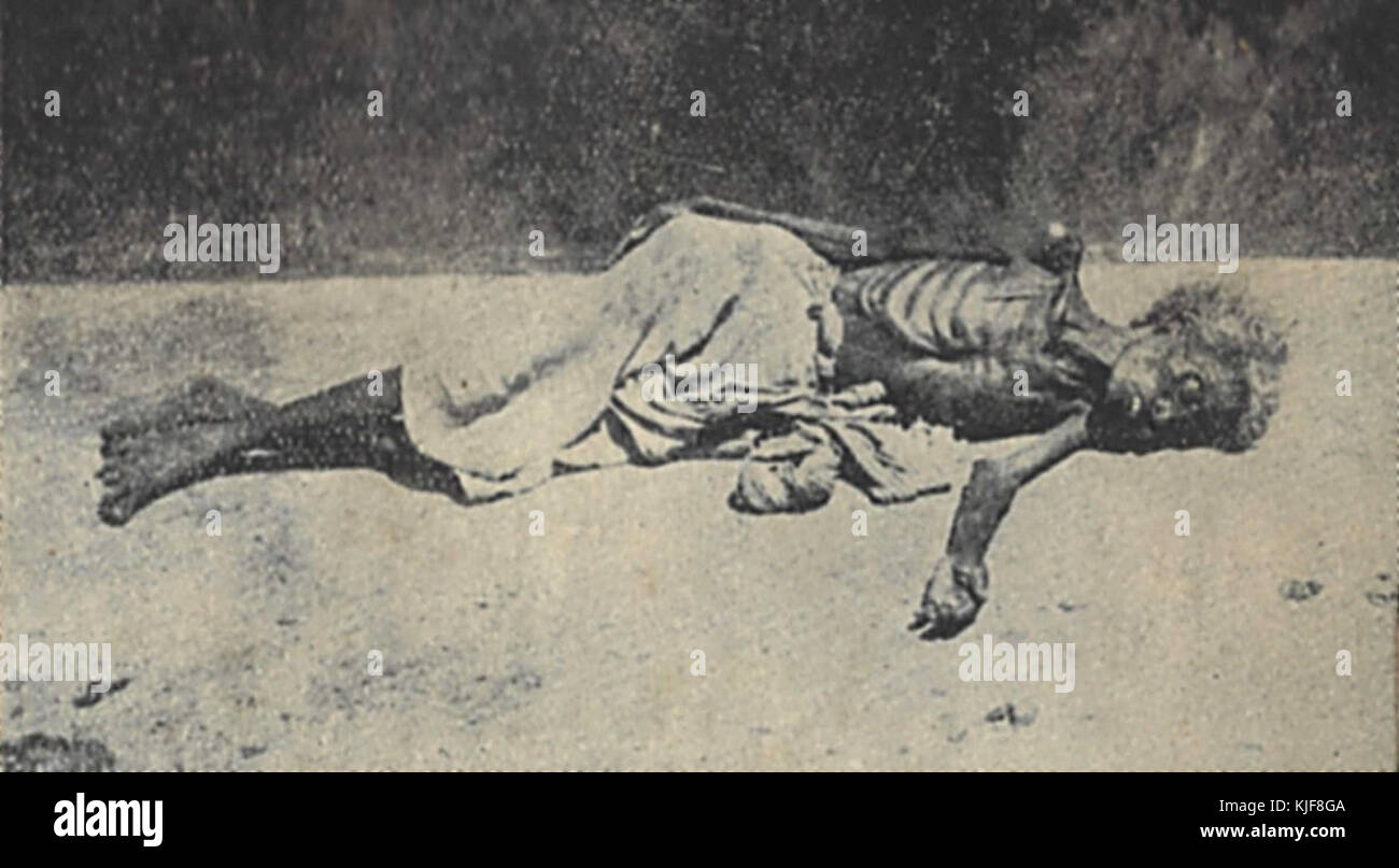 1943 WomanDeadFromStarvationBengalFamine Stockfoto