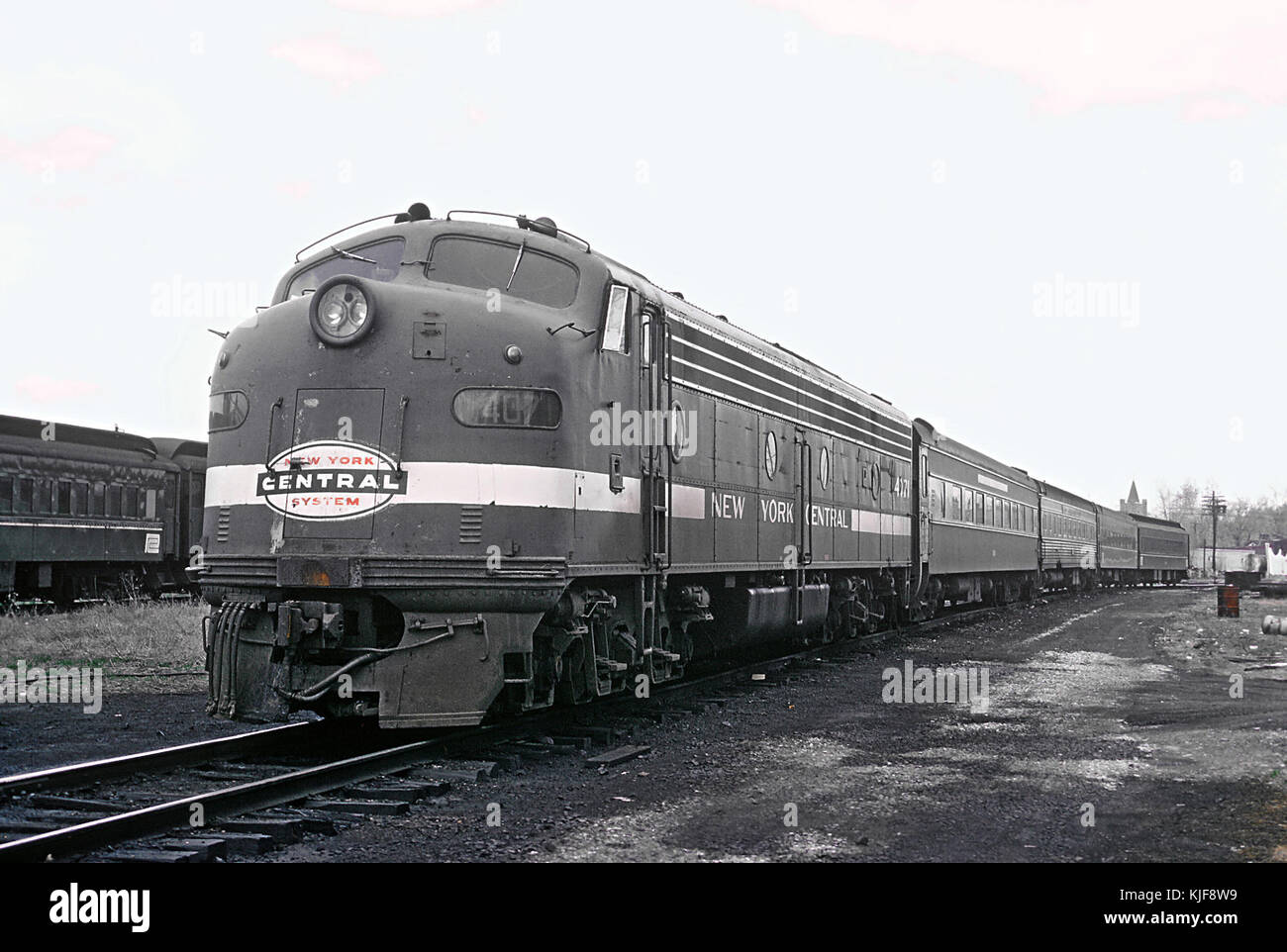 Penn Central 4071 in Chatham Hof, April 1970 Stockfoto