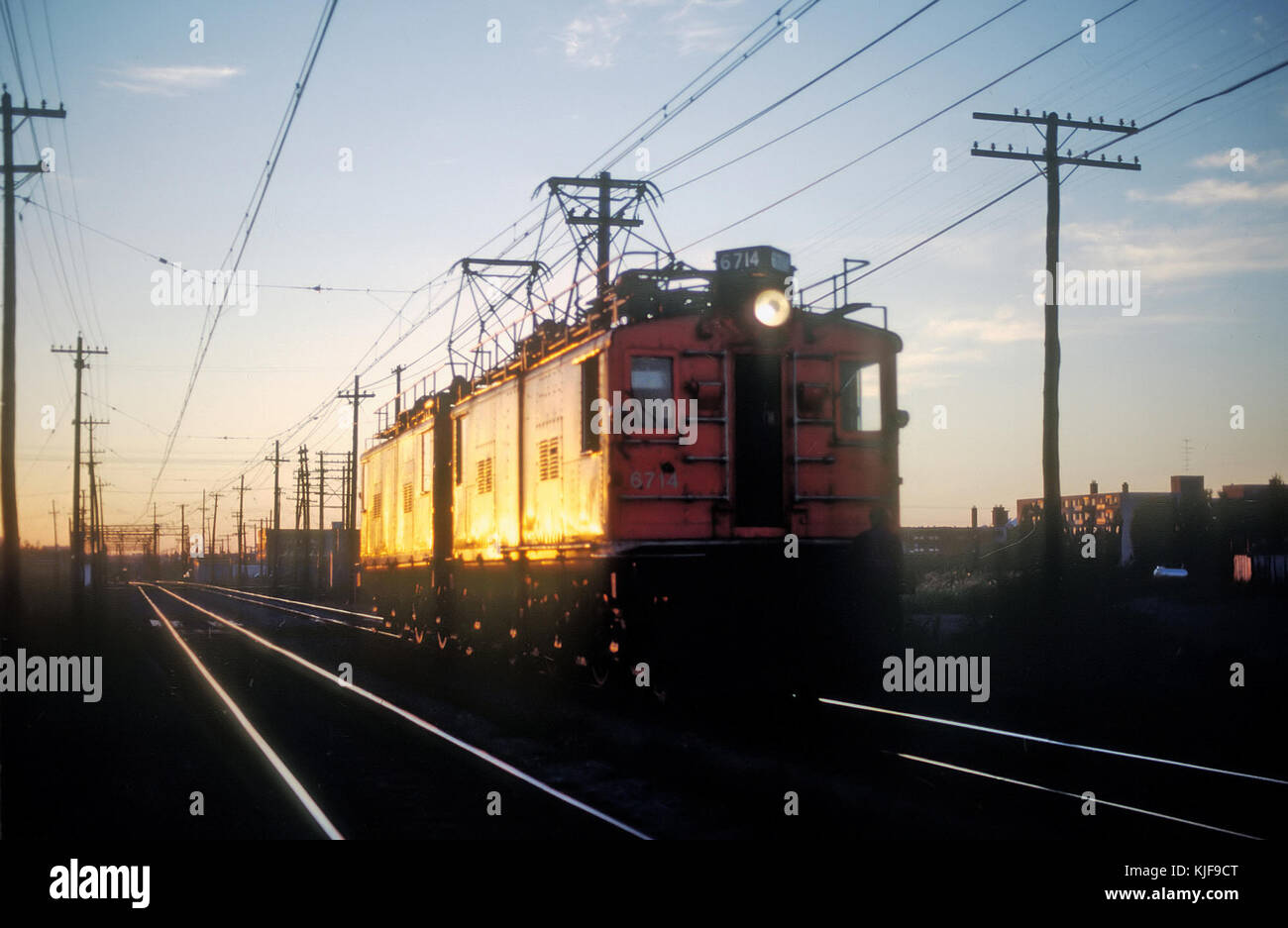 Eine elektrische zu Diesel Ändern über Mount Royal Tunnel (34200227974) Stockfoto