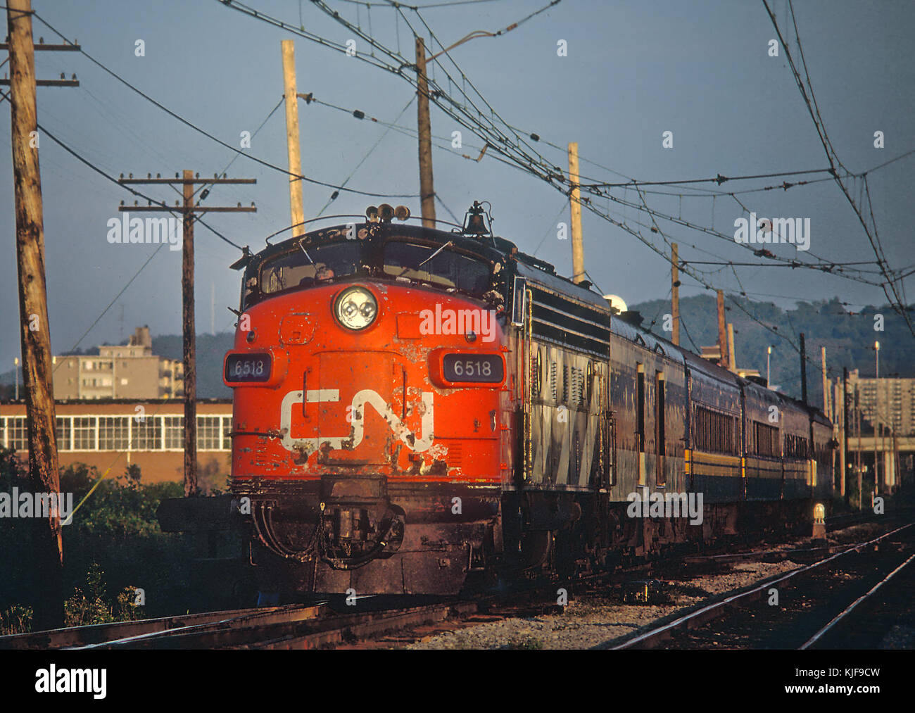 Eine elektrische zu Diesel Ändern über Mount Royal Tunnel (34200227414) Stockfoto