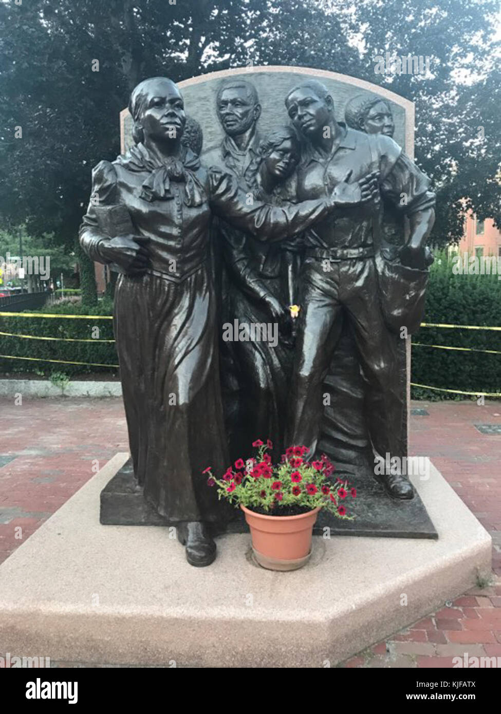 Harriet Tubman Memorial, Boston (vorne) Stockfoto