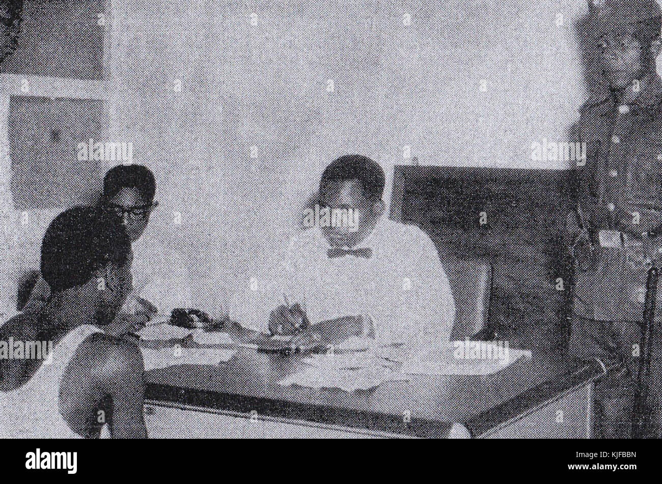 Joseph Mbungu eine Untersuchung Stockfoto