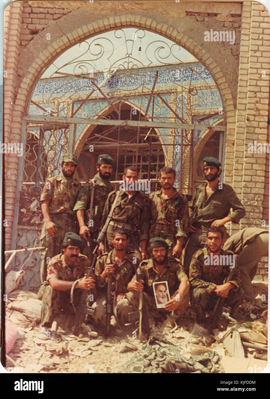 Persische Grünhelme 6 Stockfoto