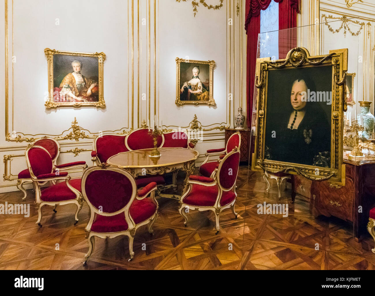 Schloss Schönbrunn, Wien Stockfoto