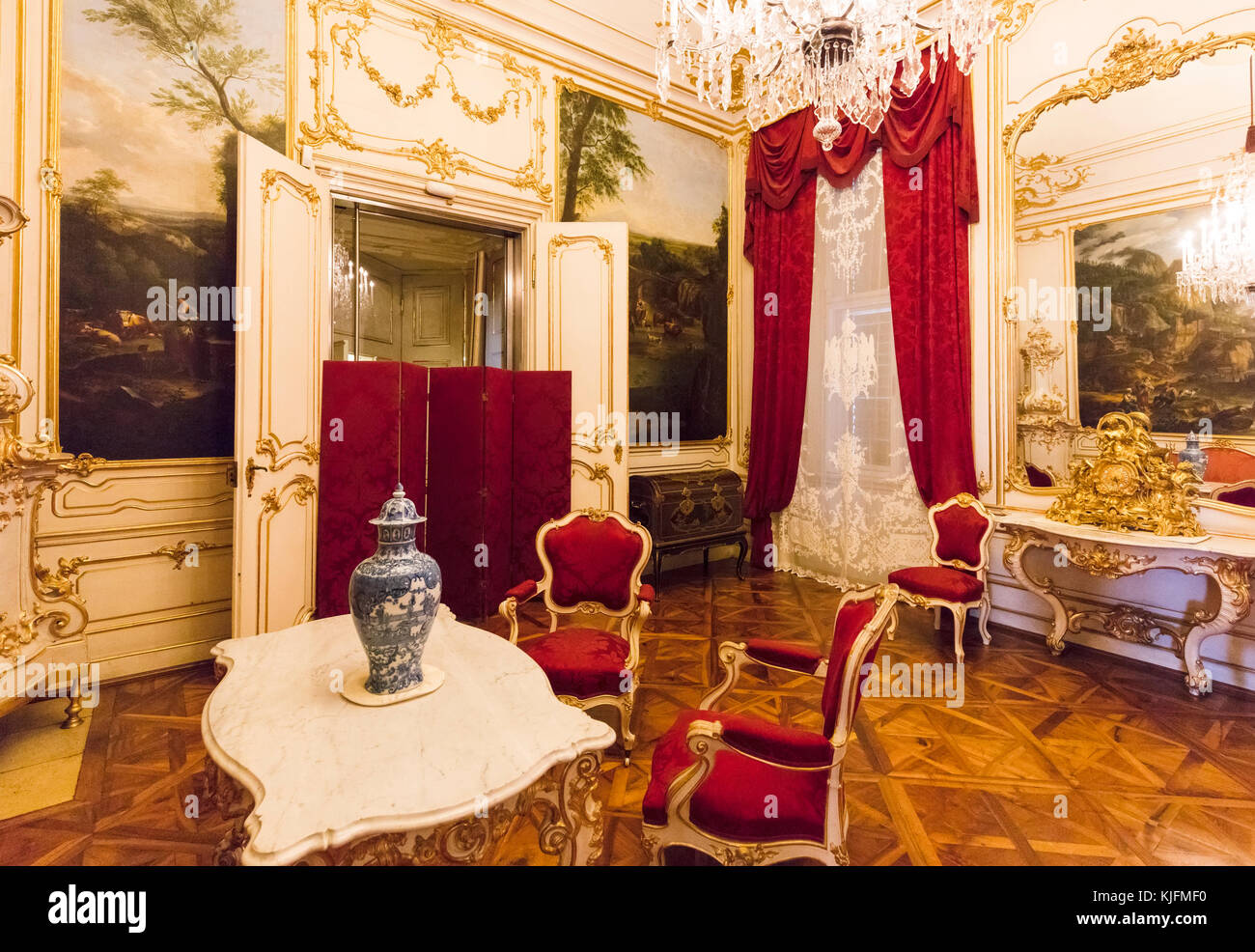 Schloss Schönbrunn, Wien Stockfoto