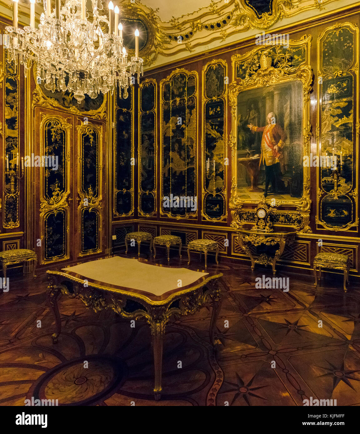 Schloss Schönbrunn, Wien Stockfoto