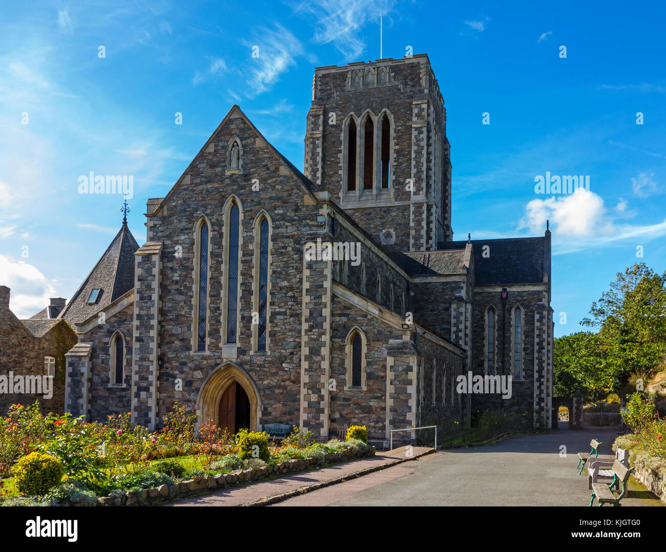 Mount St. Bernard Abtei in der Nähe von Coalville in Leicestershire England ein Zisterzienserkloster der Trappisten um 1835 gegründet. Stockfoto