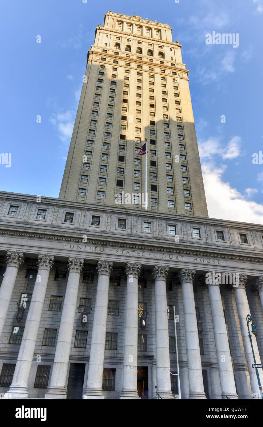 United States Court House für den südlichen Bezirk von New York in Manhattan, New York, NY, USA Stockfoto