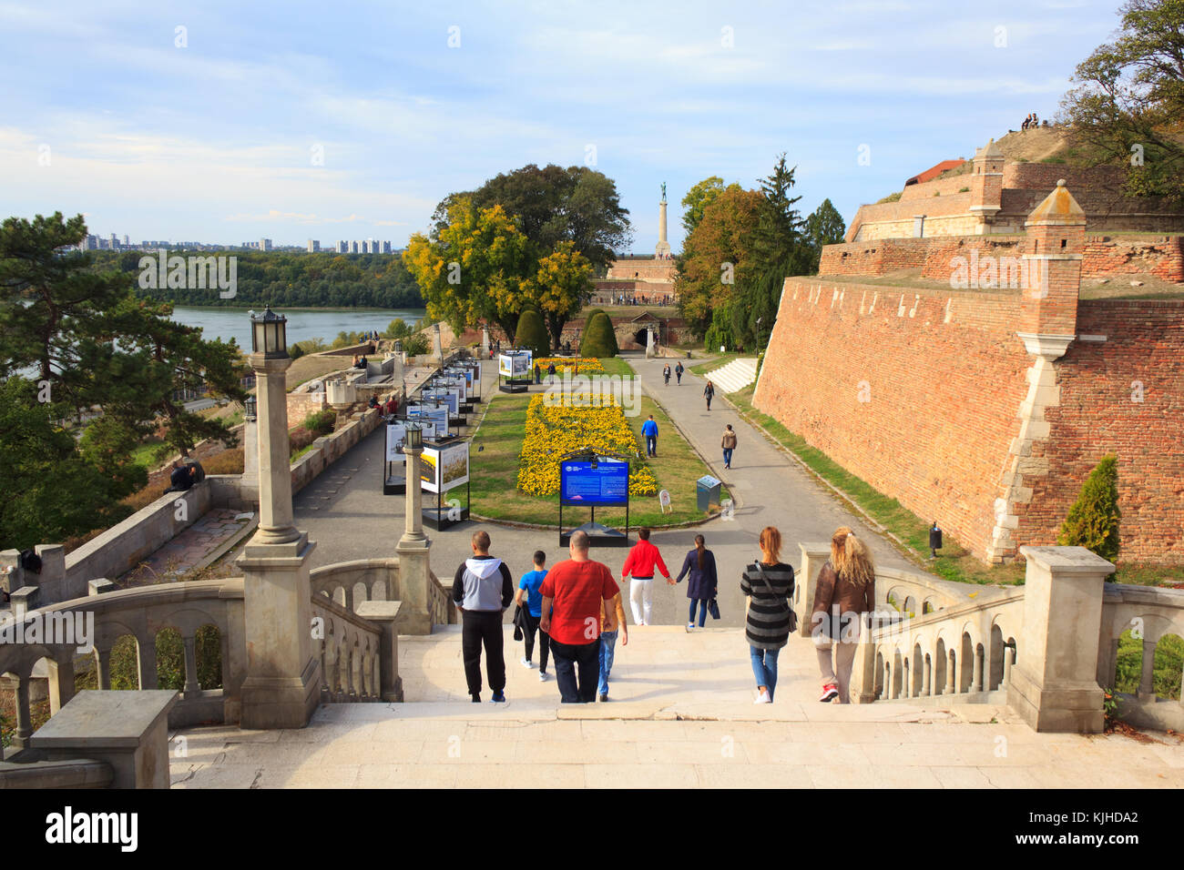 Festung von Belgrad Stockfoto