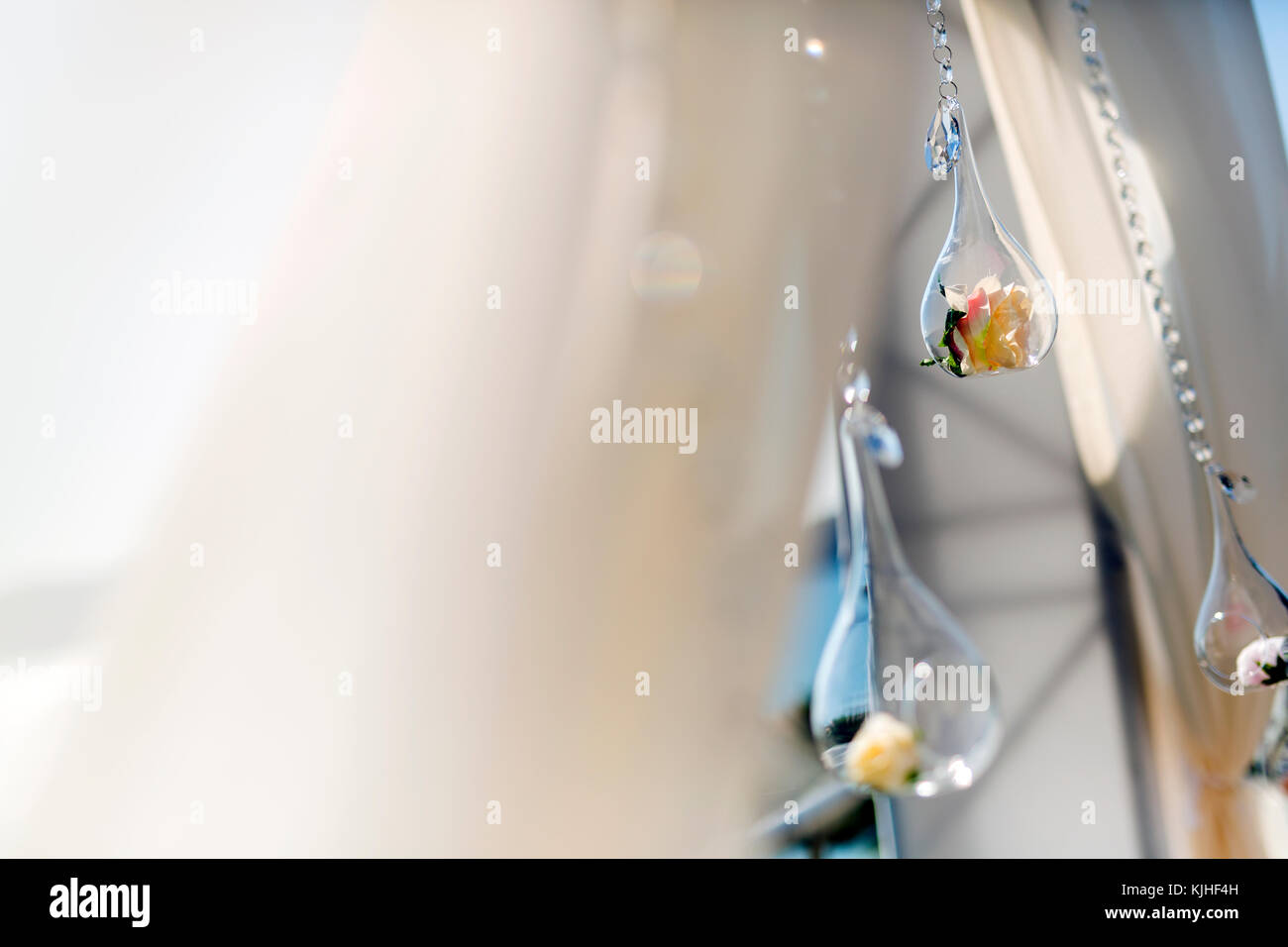 Schöne Hochzeit Dekoration Stockfoto