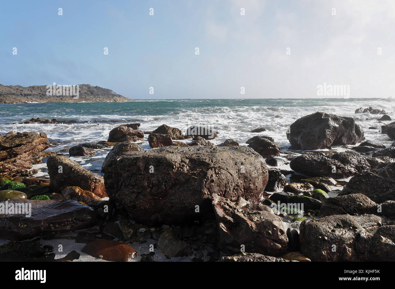 Klippen, Mull of Galloway, Dumfries und Galloway, Schottland, Großbritannien Stockfoto