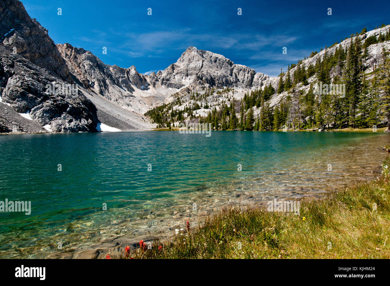 Merriam See und Mt. Idaho in den Lost River, Idaho Stockfoto