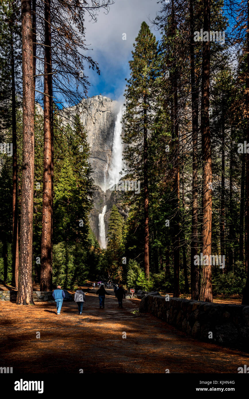 Landschaft des Yosemite National Park, Kalifornien Stockfoto