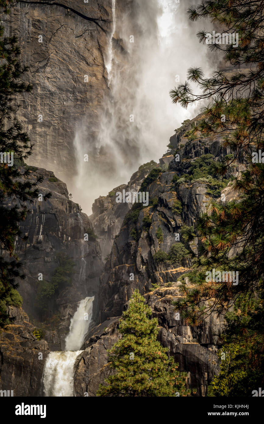 Landschaft des Yosemite National Park, Kalifornien Stockfoto