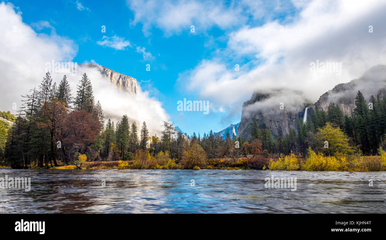 Landschaft des Yosemite National Park, Kalifornien Stockfoto