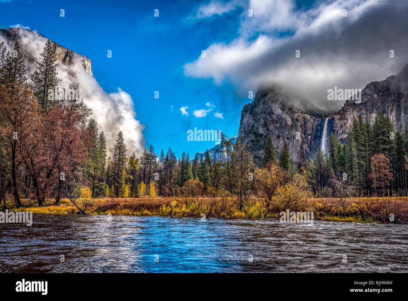 Landschaft des Yosemite National Park, Kalifornien Stockfoto