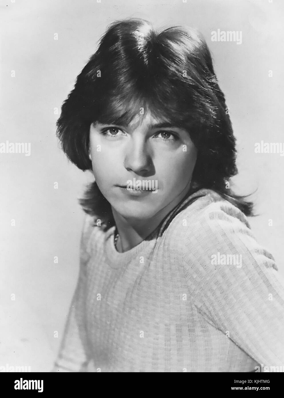 David CASSIDY (1950-2017) US-amerikanischer Schauspieler in einem Werbefoto von 1972 für die Fernsehserie Partridge Family Stockfoto