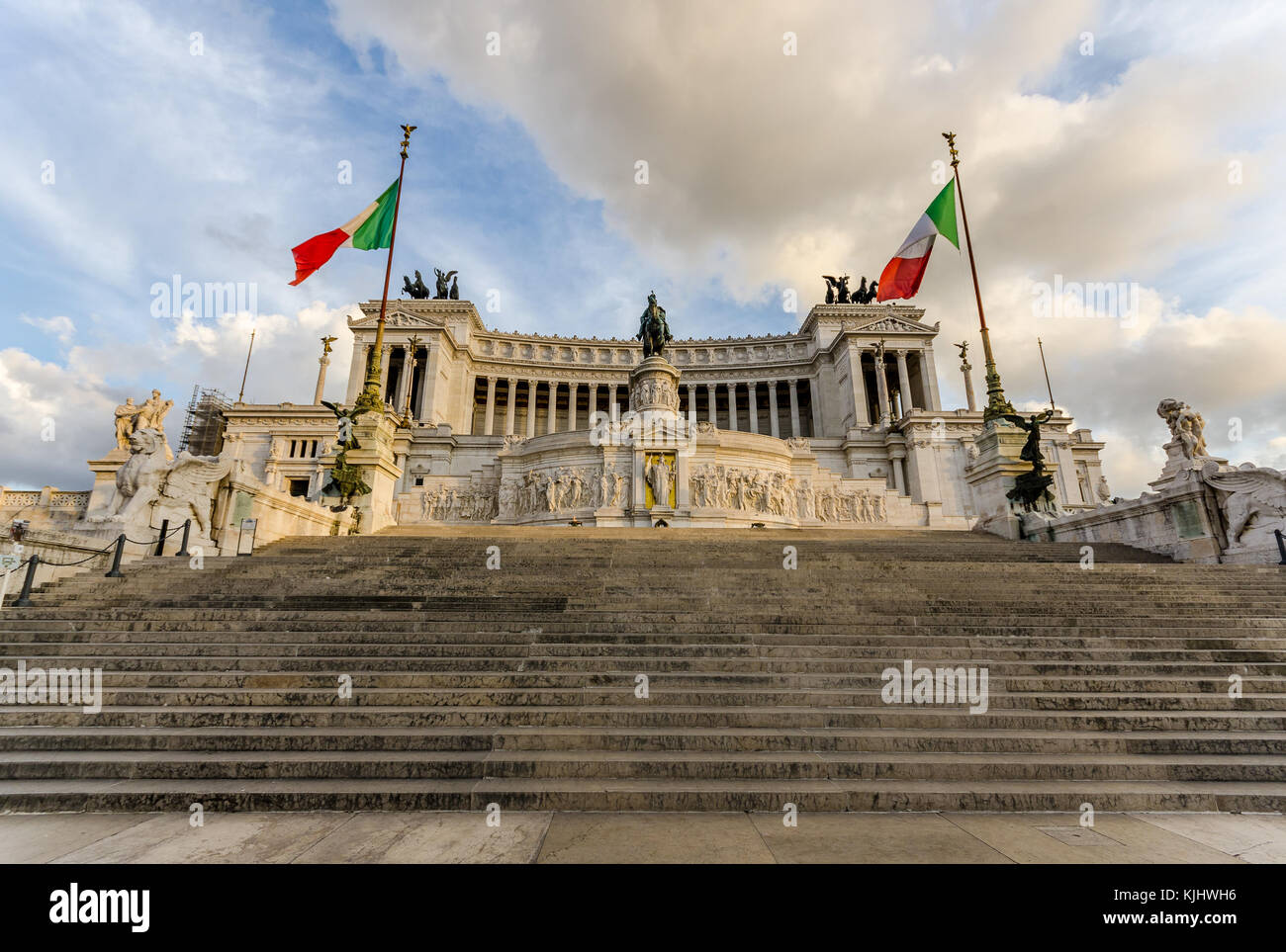 Vittorio Emmanuele II Monument, Rom, Latium, Italien Stockfoto