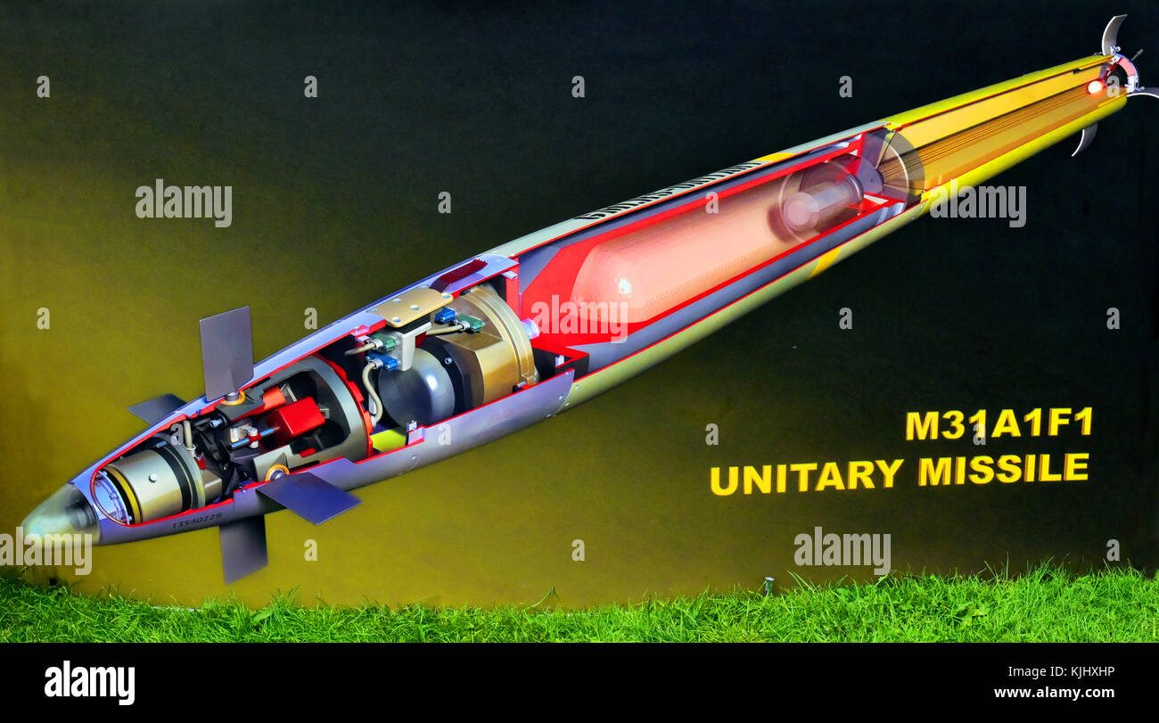 Artillerie-Regiment M31A1F1 Uniary Rakete M270 Lockheed Martin Rakete System Stockfoto