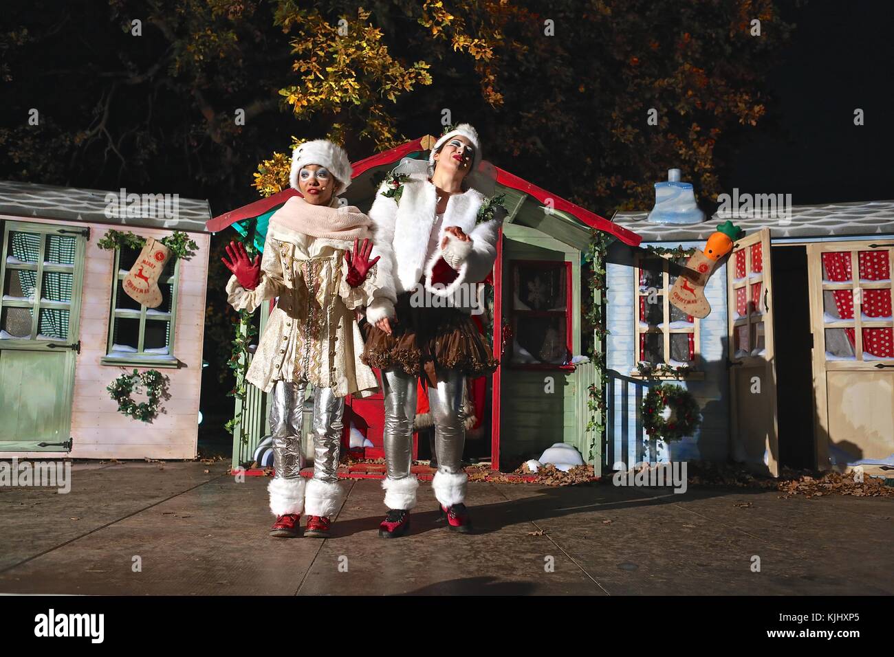 Weihnachten in Kew Gardens 2017 Stockfoto