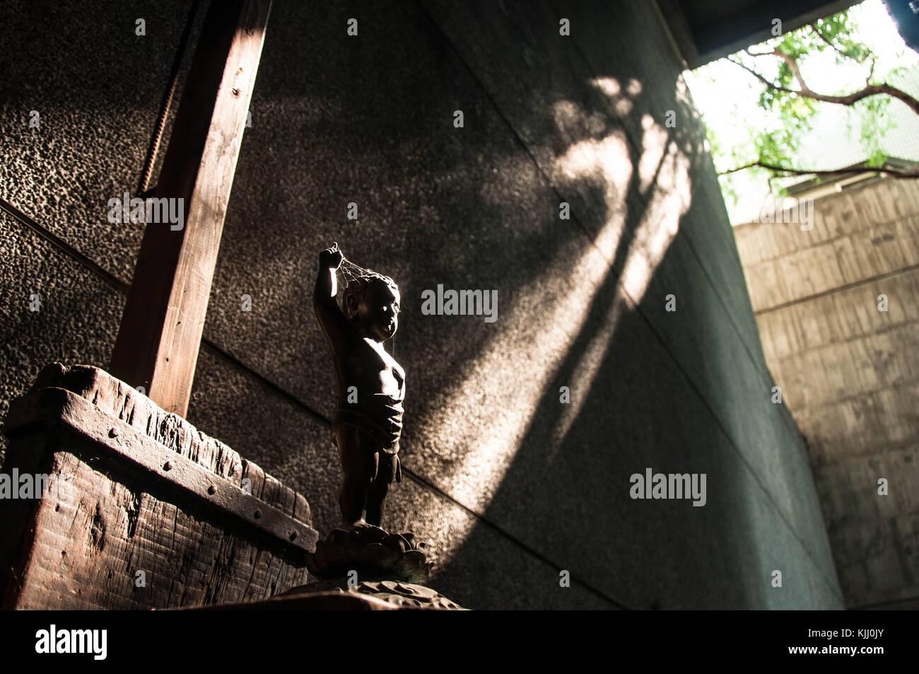 Licht. Buddha. web Stockfoto