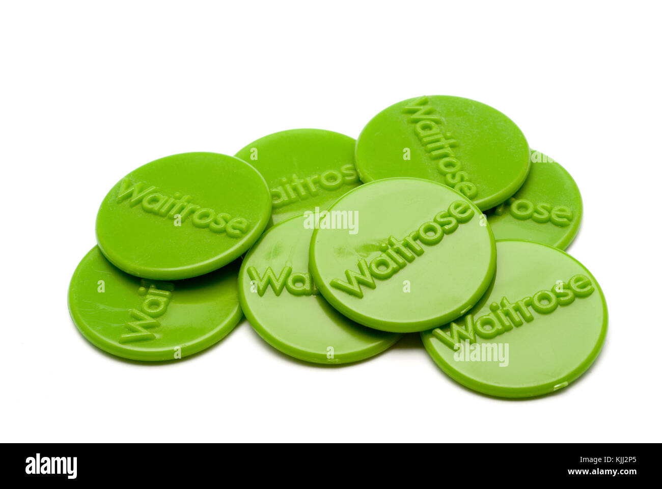 Waitrose Token Stockfoto