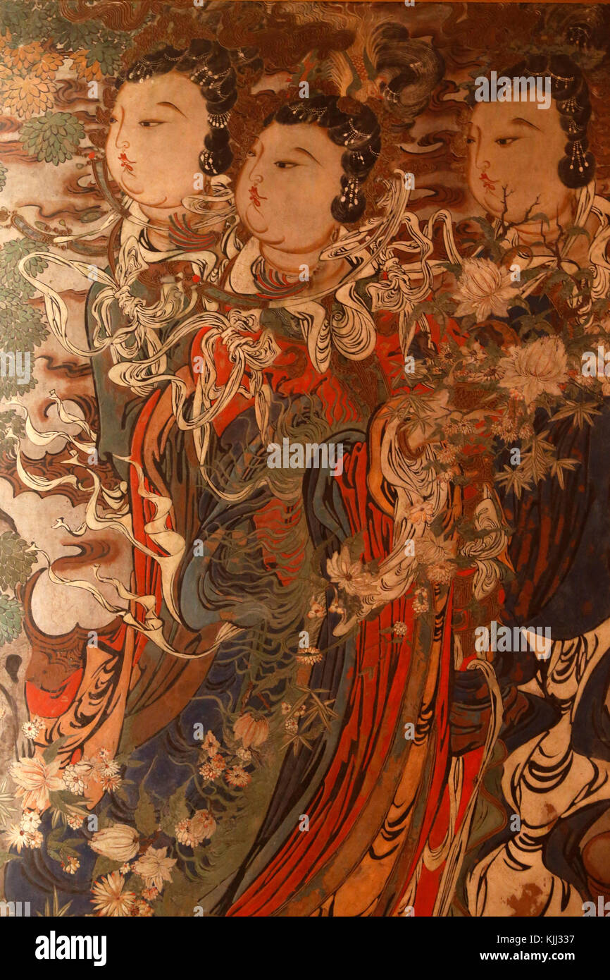 Nationales Museum für orientalische Kunst, Rom. Der taoistischen Götter oder Gottheiten. Ming Dynastie (1368-1644). Italien. Stockfoto