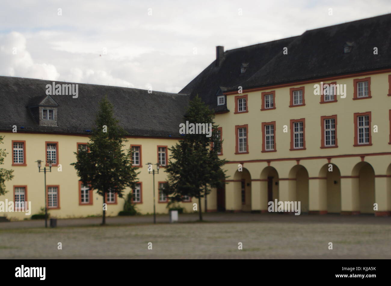 Unteres Schloss in Siegen Stockfotografie Alamy