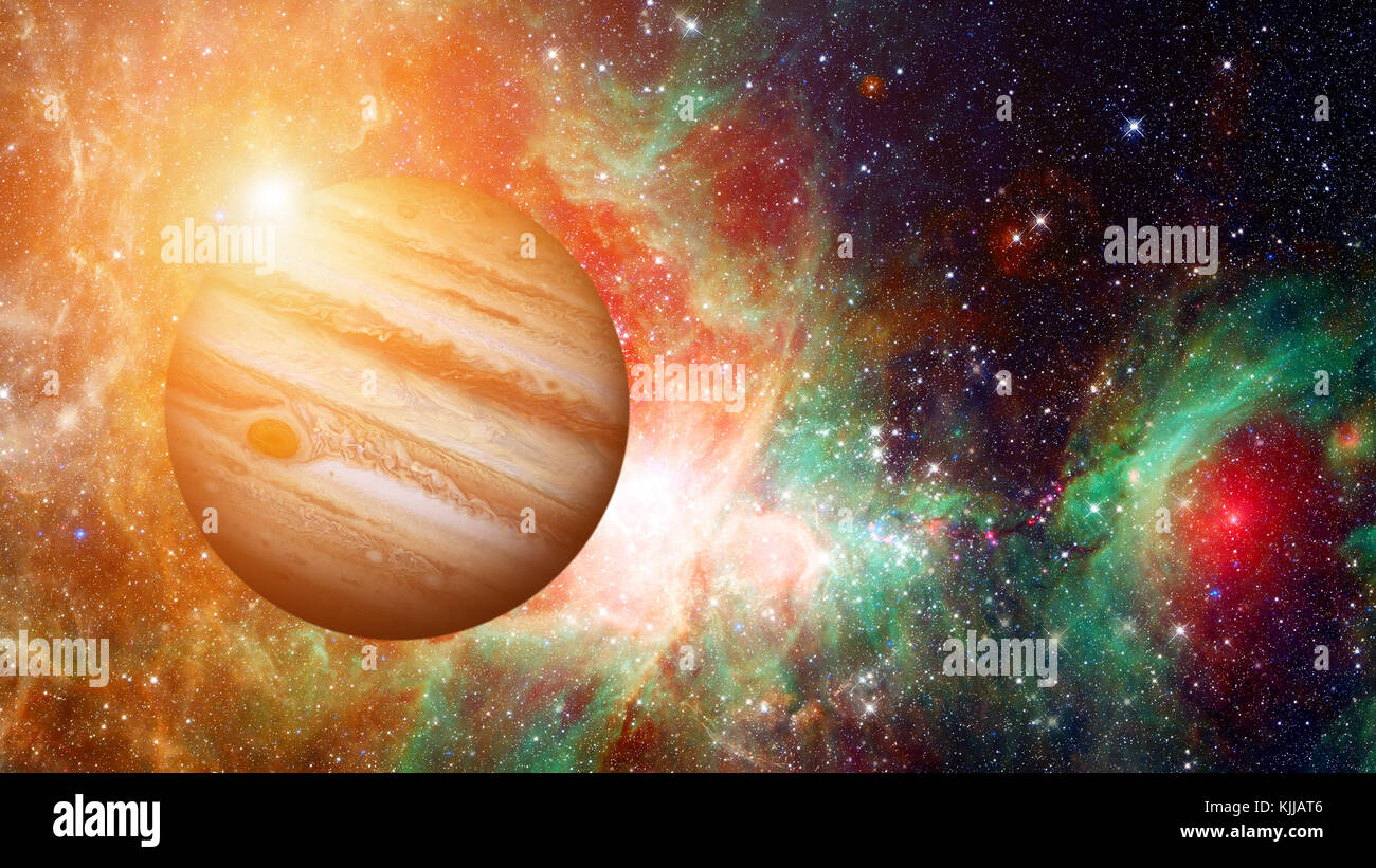 Planeten Jupiter. Elemente dieses Bild von der NASA eingerichtet Stockfoto