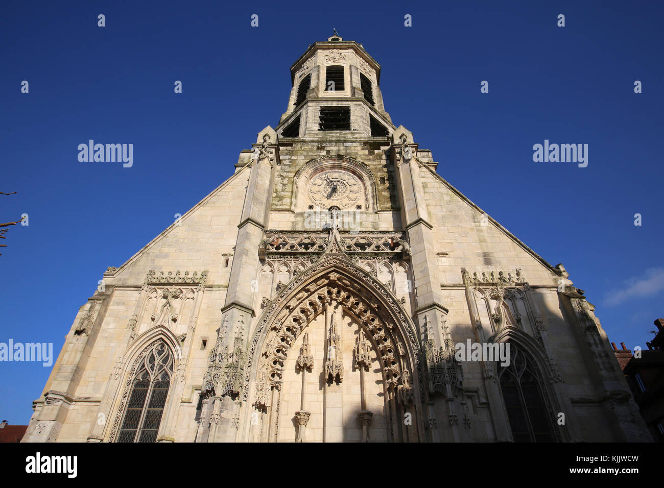 St Leonard's katholische Kirche, Honfleur, Frankreich. Stockfoto