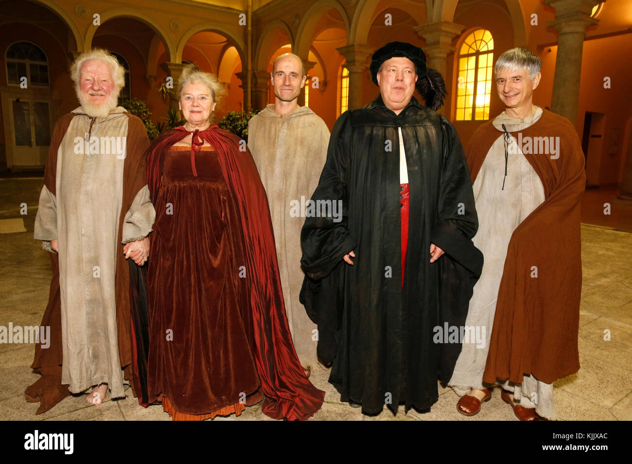 FRATELLO Festival in Rom. Spielen sie auf das Leben des Hl. Franziskus von Assisi. Italien. Stockfoto