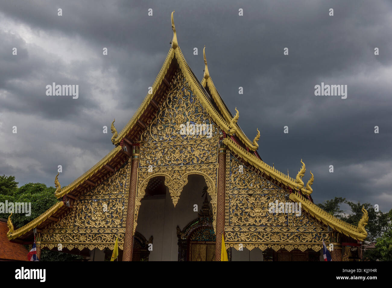 Wat Chiang Man, Chiang Mai. Thailand. Thailand. Stockfoto