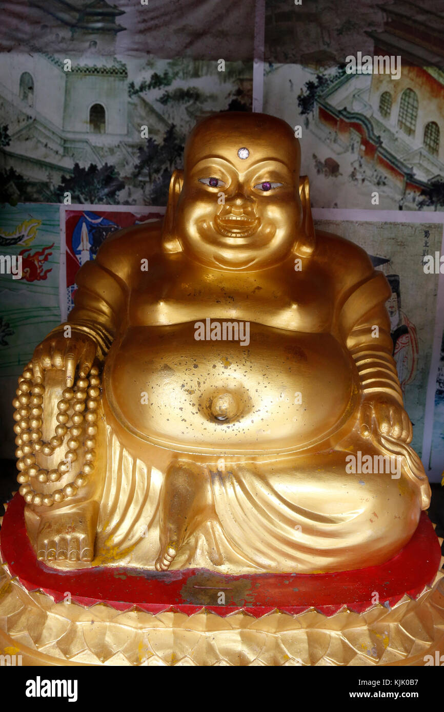 Wat Phra Doi Suthep Chiang Mai. Fat Buddha Statue. Thailand. Stockfoto