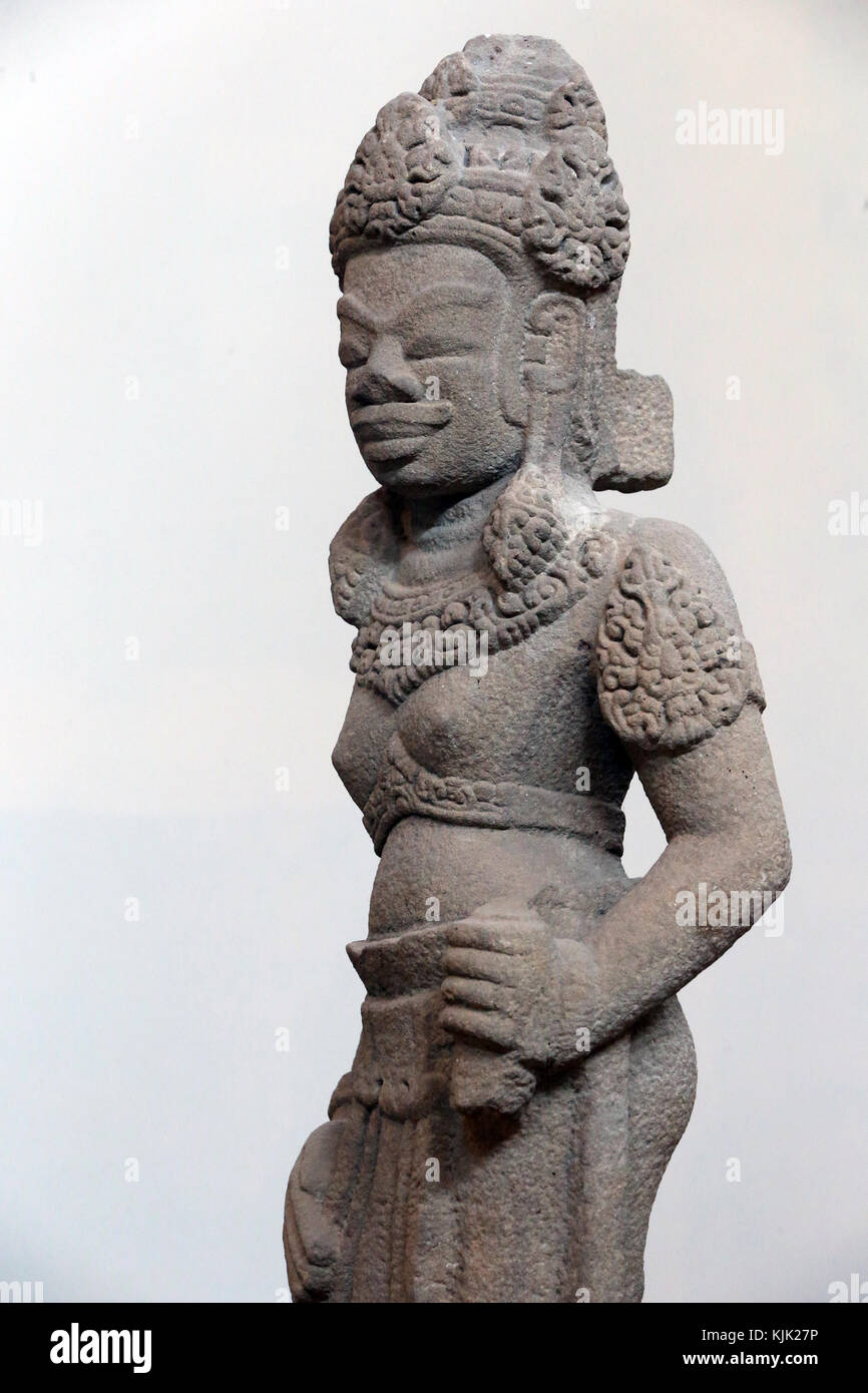 Museum von Cham Skulptur. Bodhisattva. 10. Jahrhundert. Danang. Vietnam. Stockfoto